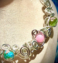 Hand-sculpted collar